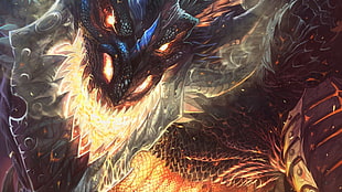 dragon wallpaper, Deathwing, dragon, World of Warcraft: Cataclysm