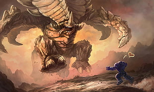 monster digital art, StarCraft HD wallpaper