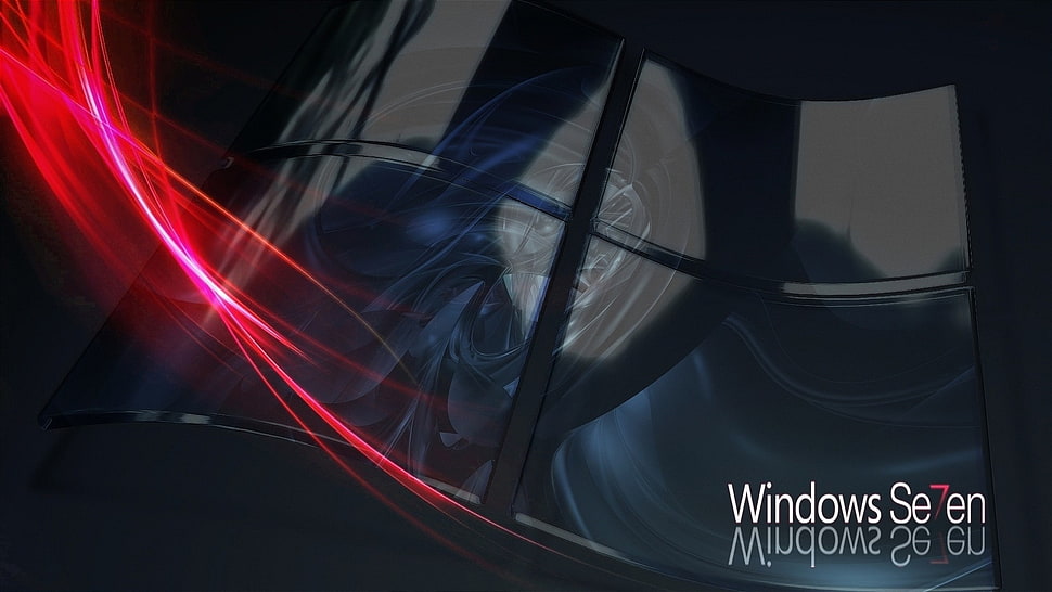 Windows 7 logo, Windows 7, texture HD wallpaper