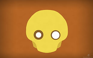 yellow skull logo, League of Legends, Blitzcrank