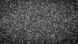 black and white area rug, monochrome, rock, CGI