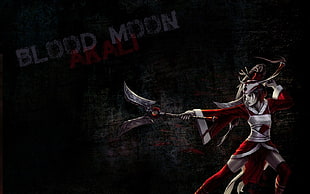 Blood Moon wallpaper, League of Legends, Akali