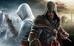 Assassin's Creed wallpaper, Assassin's Creed: Revelations, Ezio Auditore da Firenze, Altaïr Ibn-La'Ahad, Assassin's Creed HD wallpaper