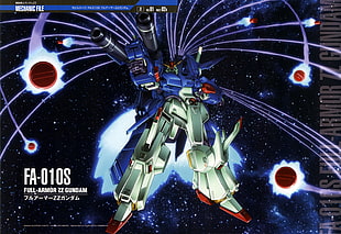 Full-Armor Gundam screenshot, Mobile Suit Gundam ZZ, Gundam, Universal Century, Robots HD wallpaper