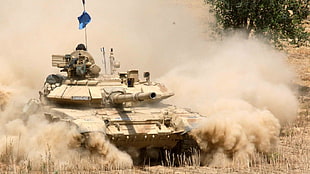 brown battle tank, tank, Indian Army, T-90 HD wallpaper