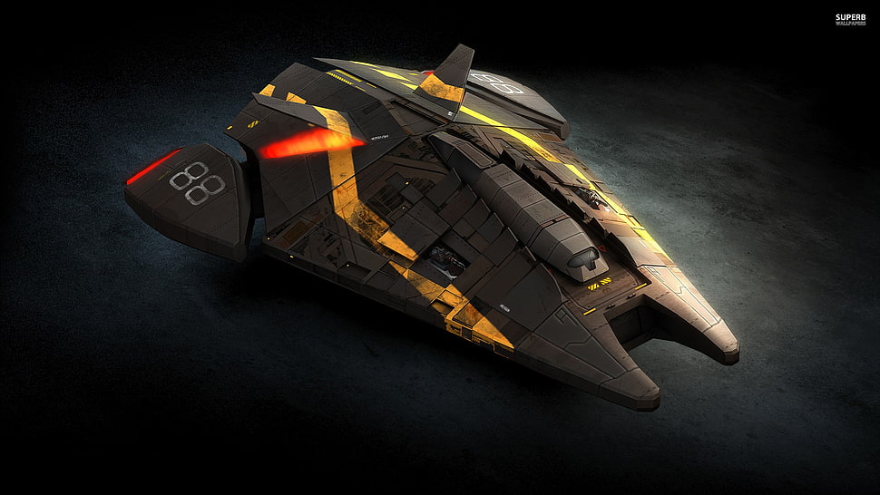 black intergalactic toy, Elite: Dangerous HD wallpaper