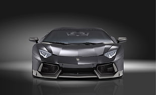 black Lamborghini Aventador