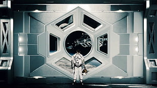 astronaut near the door digital wallpaper, Civilization: Beyond Earth, video games, science fiction