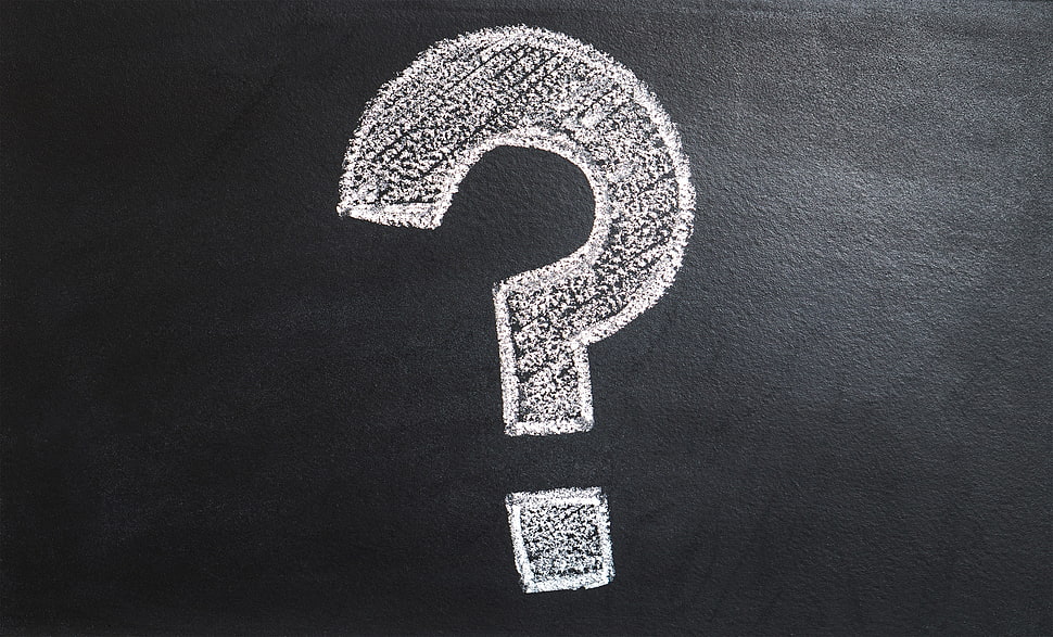 chalk question mark HD wallpaper