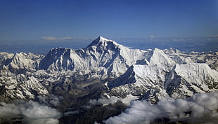 snowy mountain, Nepal, Himalayas HD wallpaper