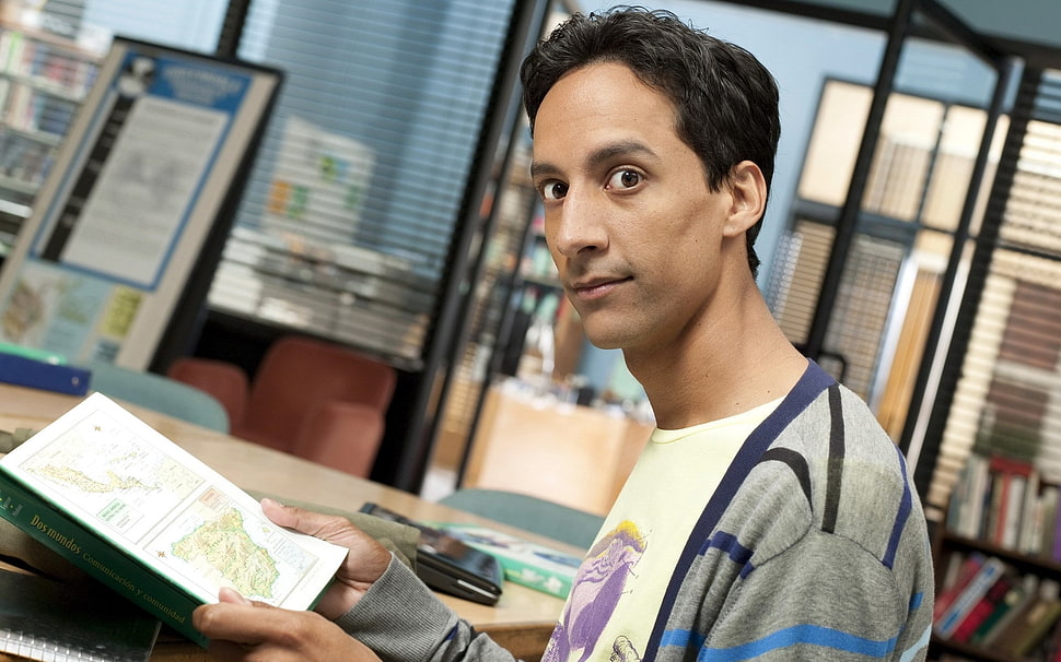 man holding map paper HD wallpaper