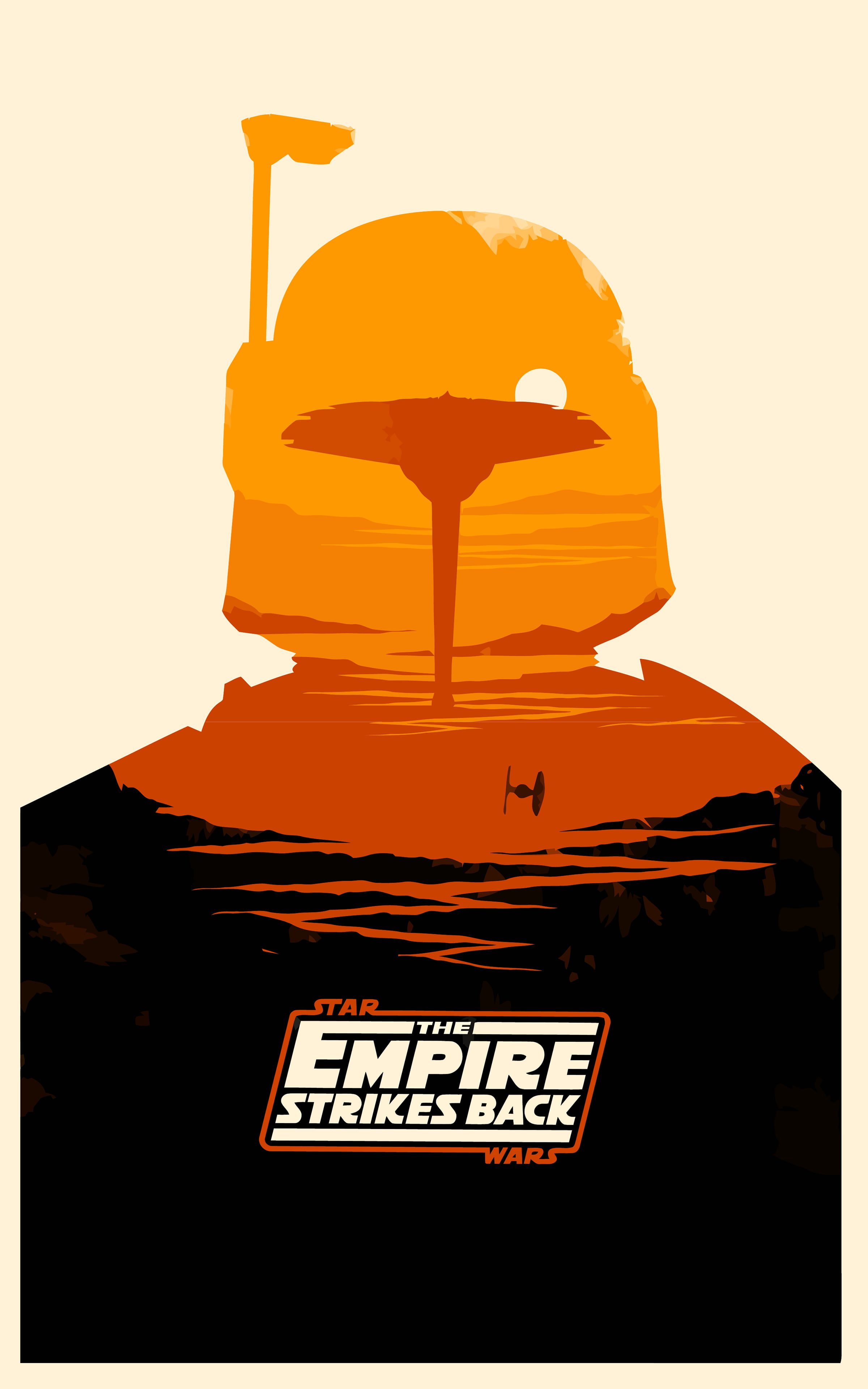 Star Wars The Empire Strikes Back poster, Star Wars: Episode V - The Empire Strikes Back, Star Wars, movies, minimalism