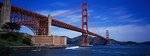 Golden Gate Bridge, bridge, Golden Gate Bridge, USA