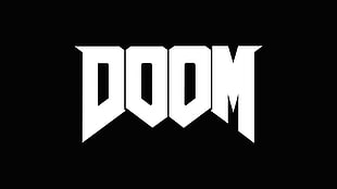 Doom text, Doom (game), video games, first-person shooter HD wallpaper