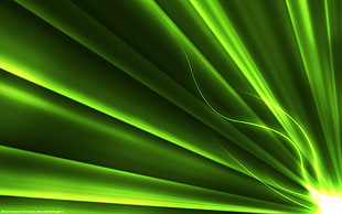 green laser illustration