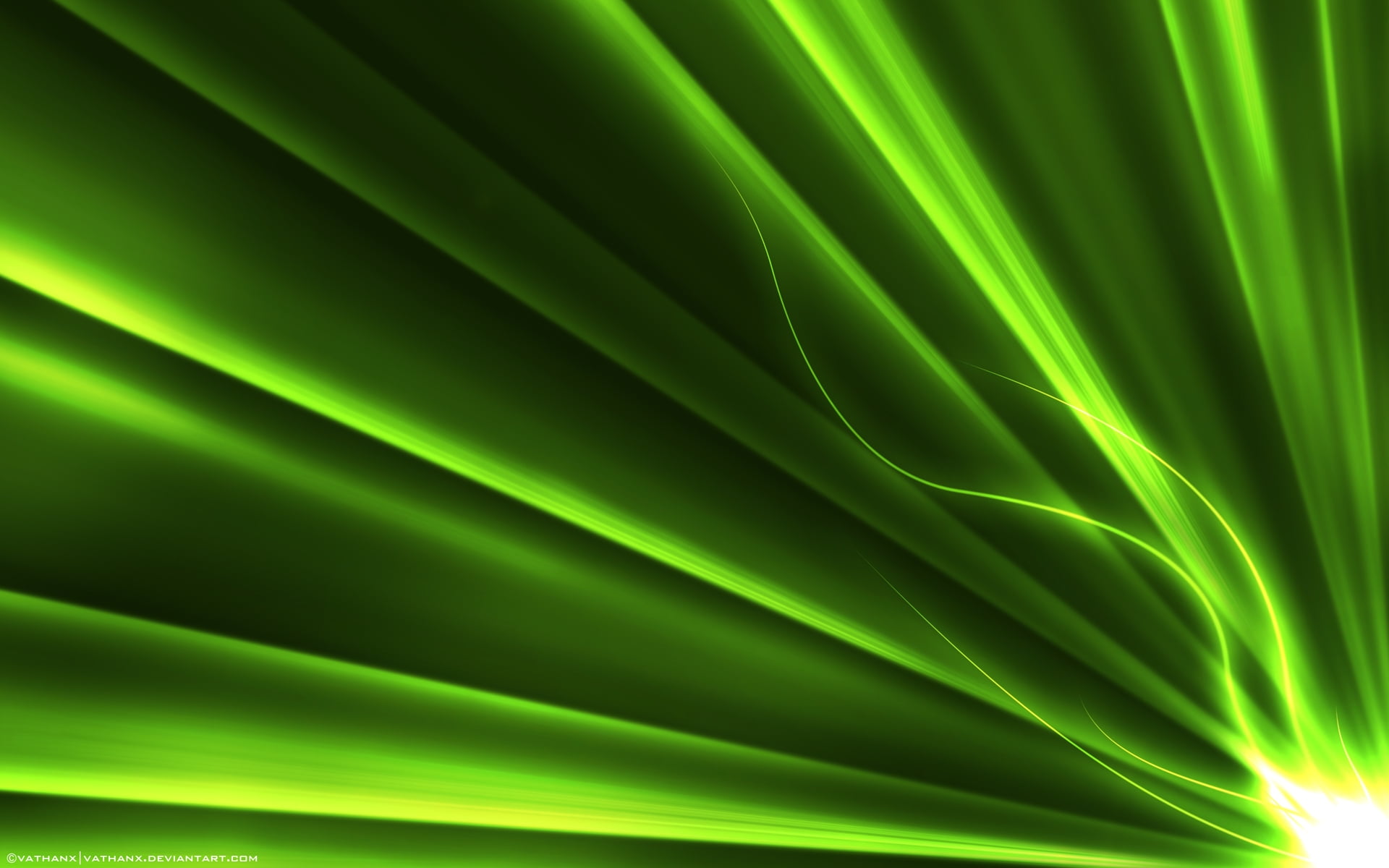 green laser illustration