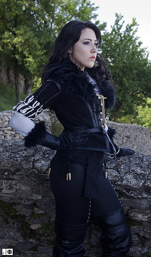 man in black cosplay costume, The Witcher 3: Wild Hunt, Yennefer of Vengerberg, cosplay
