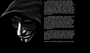 black and white crew-neck shirt, hacking, hackers HD wallpaper