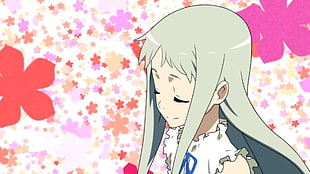 gray haired woman anime character