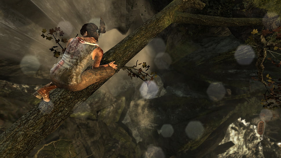 game application screenshot, Tomb Raider, video games, Lara Croft HD wallpaper