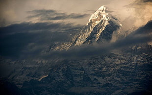 Mt. Everest, nature, landscape, Himalayas, mountains HD wallpaper