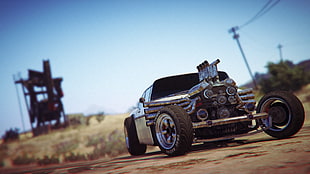 gray and black vehicle toy, Grand Theft Auto V, Grand Theft Auto Online, Rockstar Games, Rat Rod