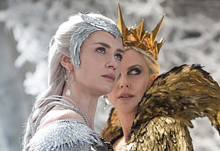 selective focus photography of Snow White and The Huntsman Charlize Theron HD wallpaper
