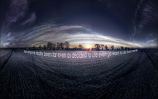 panorama photography of grass field
