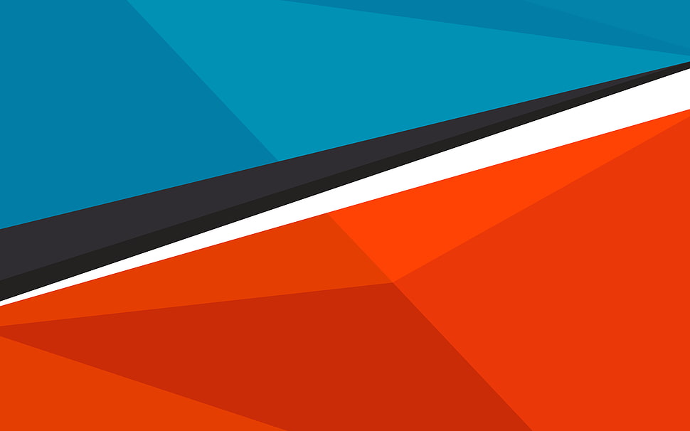 abstract, low poly, digital art HD wallpaper
