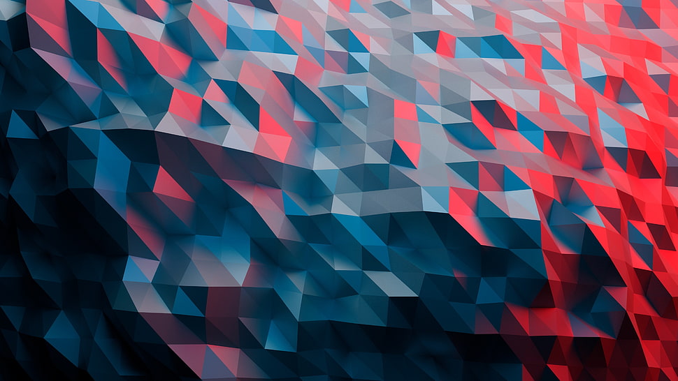 blue and red textile HD wallpaper