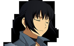 male wearing gray shirt anime character