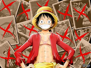luffy illustration, One Piece, Monkey D. Luffy