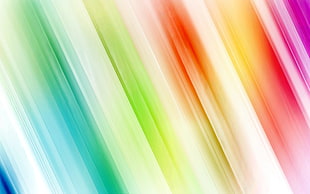 white, blue, green, orange and red HD wallpaper