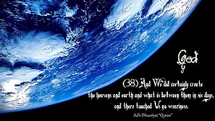 blue and white Earth digital wallpaper, Earth