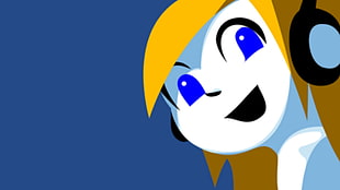 white and blue bird illustration, cave story, curly brace HD wallpaper