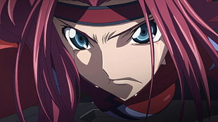 red-haired anime character, Code Geass, Kallen Stadtfeld