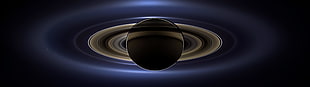 Saturn planet illustration, Saturn, PIA17172, space, planet