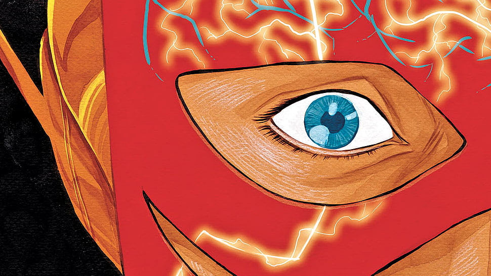 eye painting illustration HD wallpaper