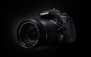 black Canon EOS 60D HD wallpaper
