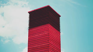 low angle photography of red and black tower, London, tower