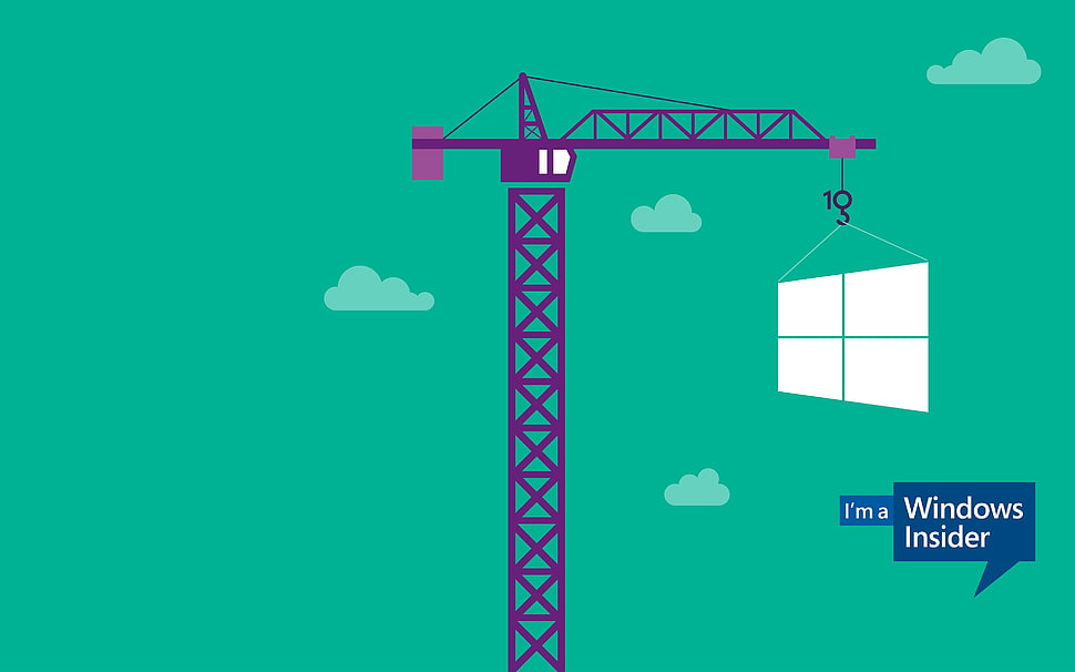 Windows Insider wallpaper, Windows 10, Microsoft Windows, operating systems, minimalism HD wallpaper
