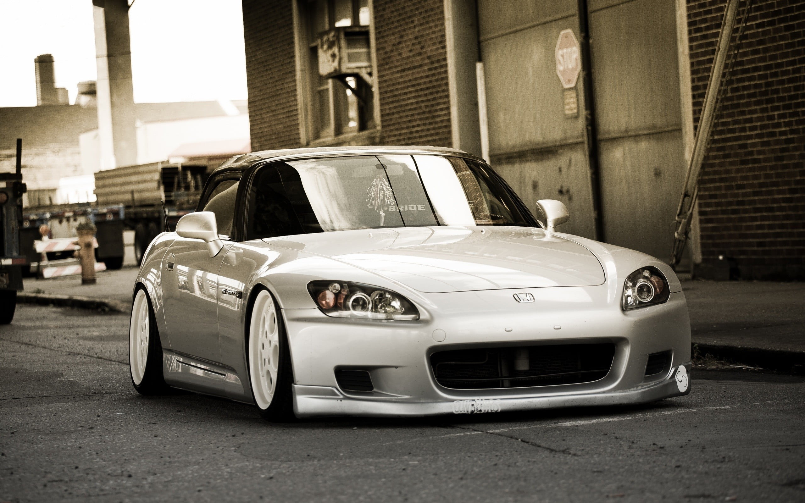 silver Honda S2000 coupe, car, vehicle, honda s2000