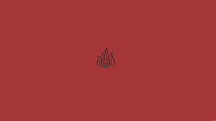 black flame digital wallpaper, Avatar: The Last Airbender, The Legend of Korra, Korra, minimalism