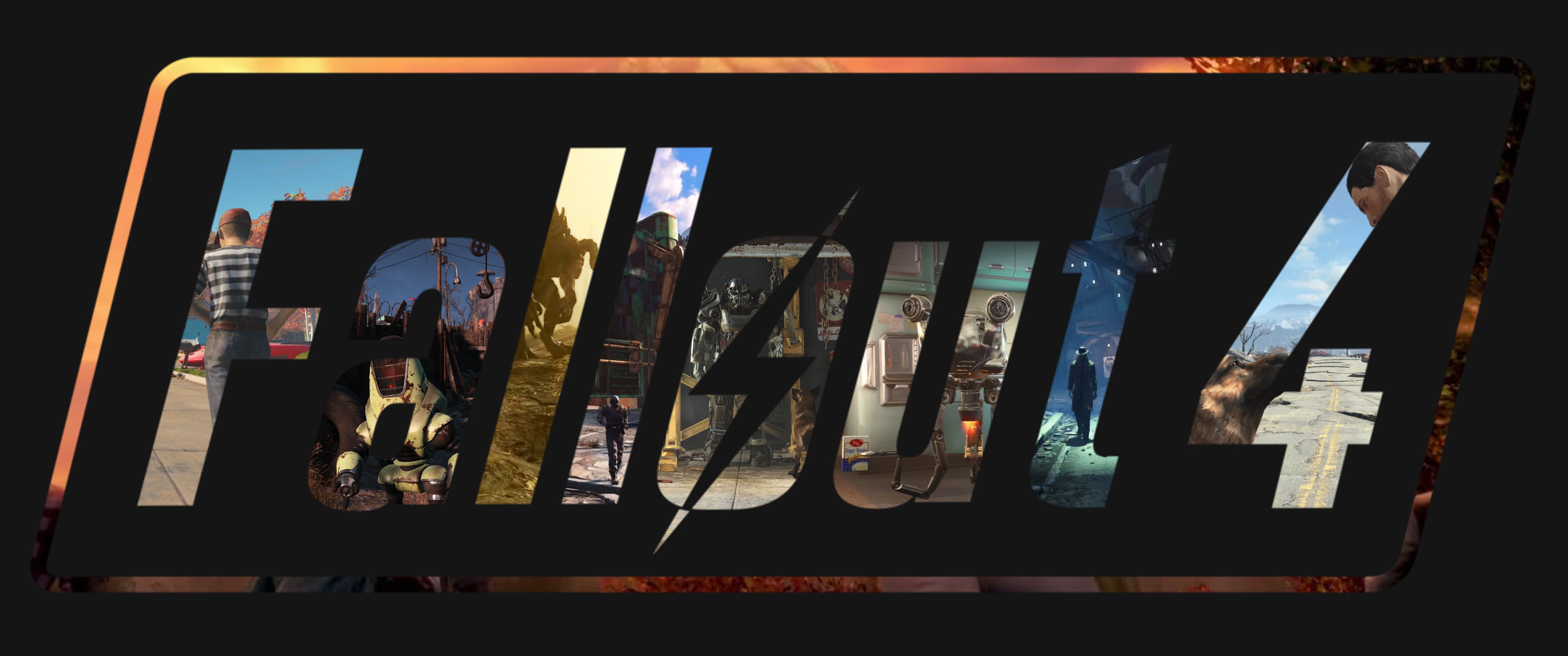 Fallout 4 logo, Fallout 4, video games, Fallout