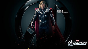 Marvel Avengers Thor digital wallpaper, Thor, Chris Hemsworth, The Avengers, Marvel Cinematic Universe