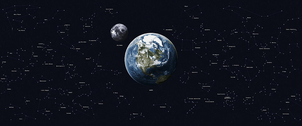 earth illustration HD wallpaper