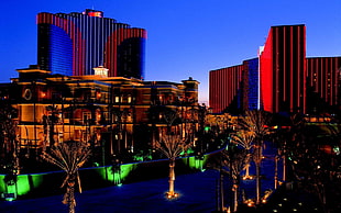 lightened MGM Grand during nighttime