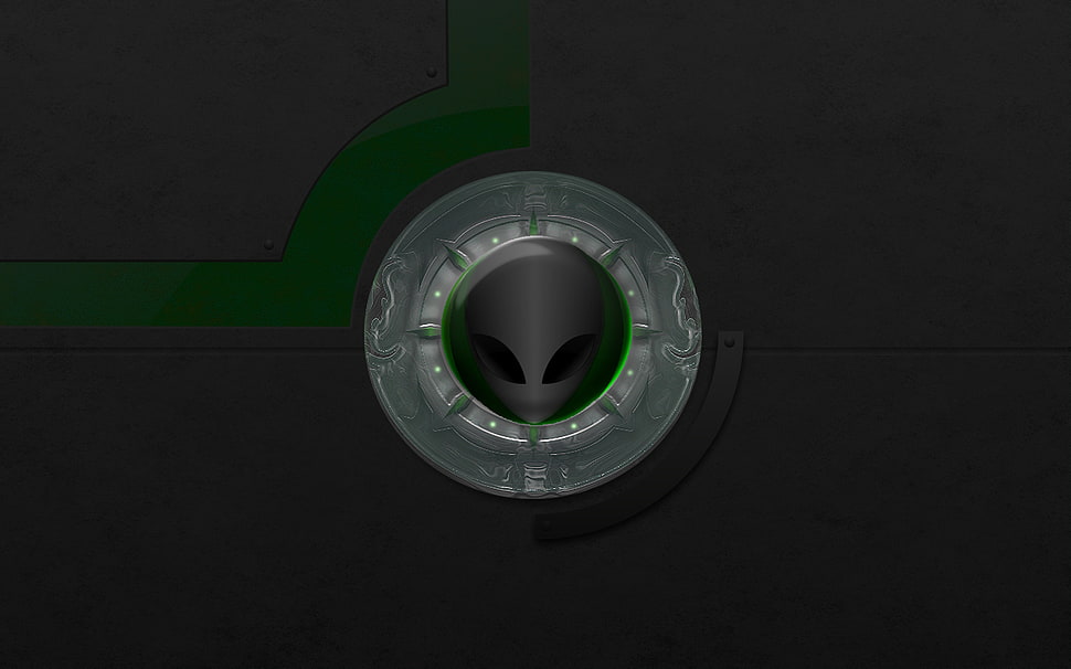 Alienware logo, aliens HD wallpaper