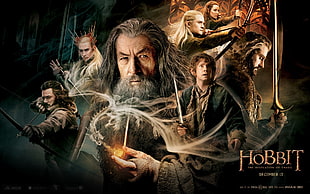 The Hobbit movie illustration HD wallpaper