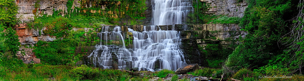 waterfalls photo HD wallpaper